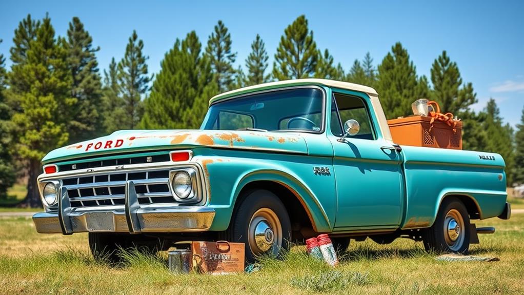 classic ford truck aesthetic