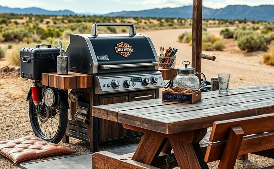 harley davidson bbq equipment designs