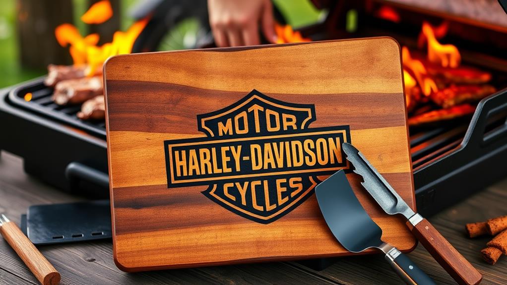 harley davidson cutting boards