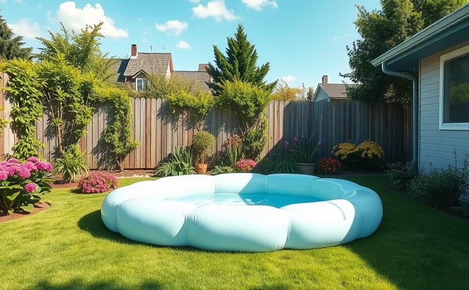 innovative cloud shaped shower pool