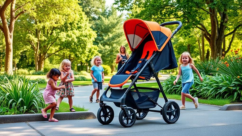 portable lightweight jeep stroller