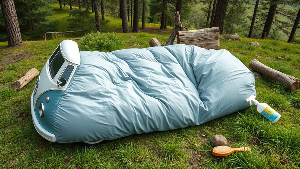 proper sleeping bag care