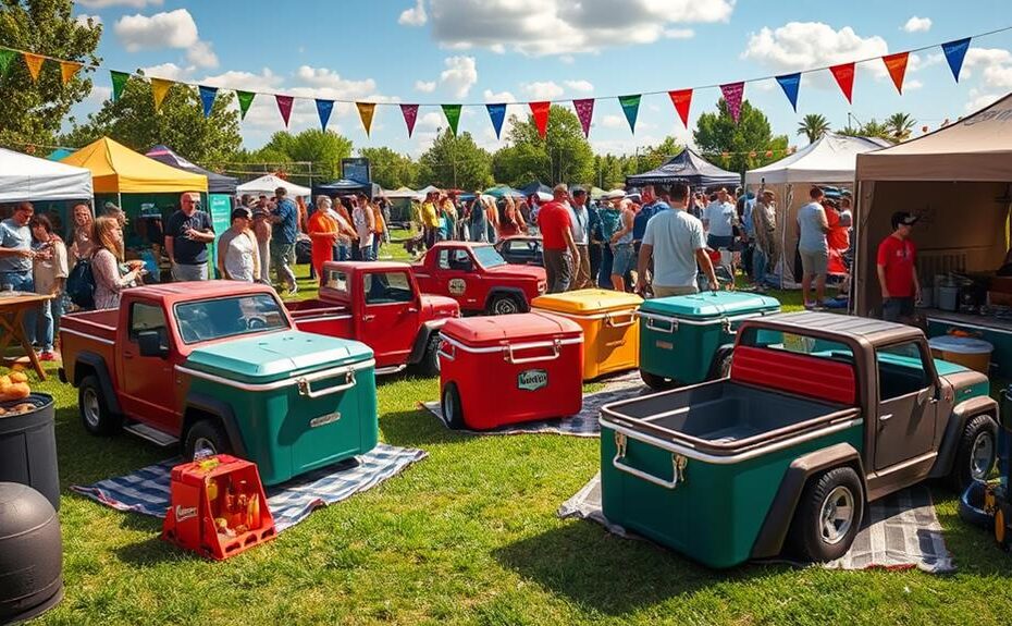 unique pickup truck coolers