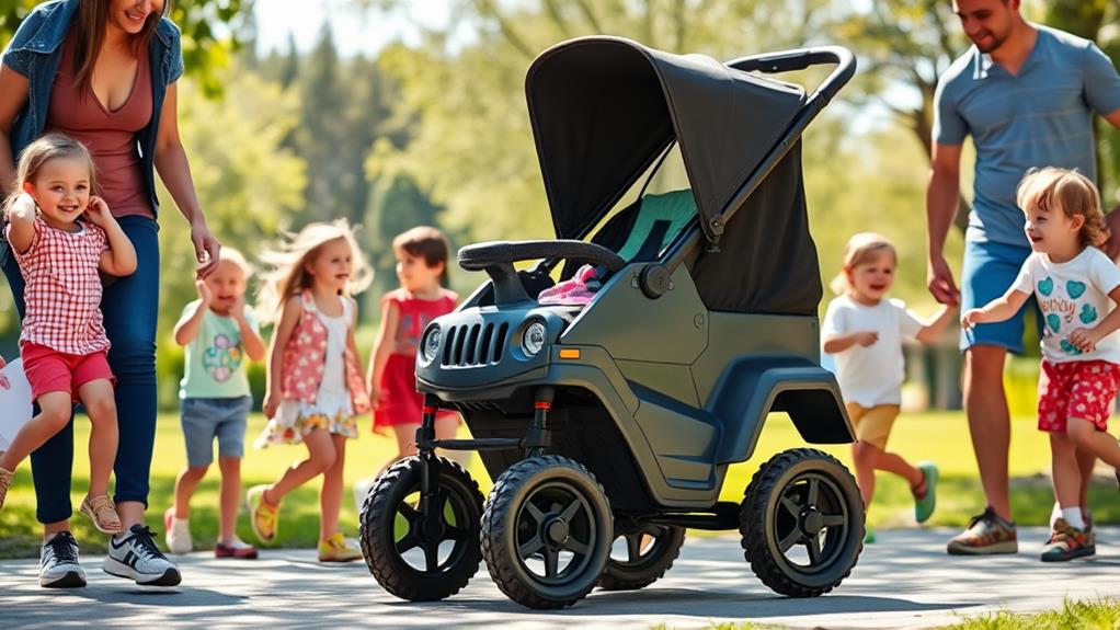 versatile jeep baby stroller